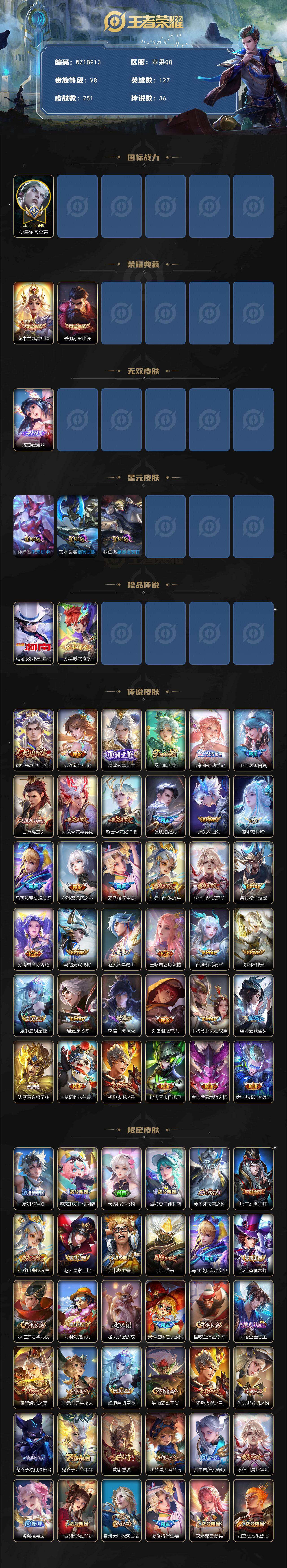 WZ03454946王者荣耀账号详情图2