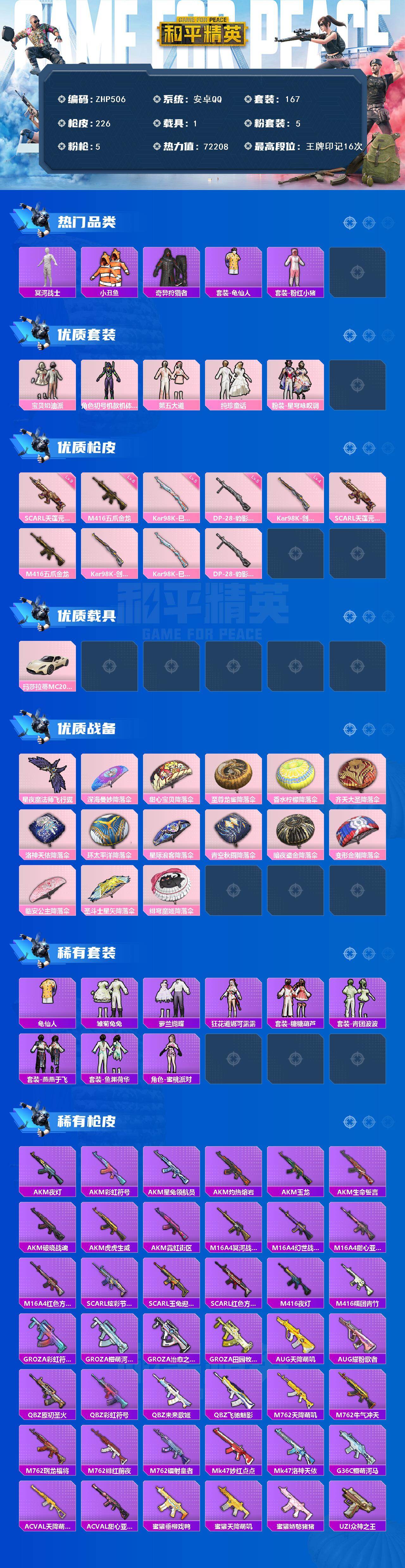 HPLX466032和平精英账号详情图2