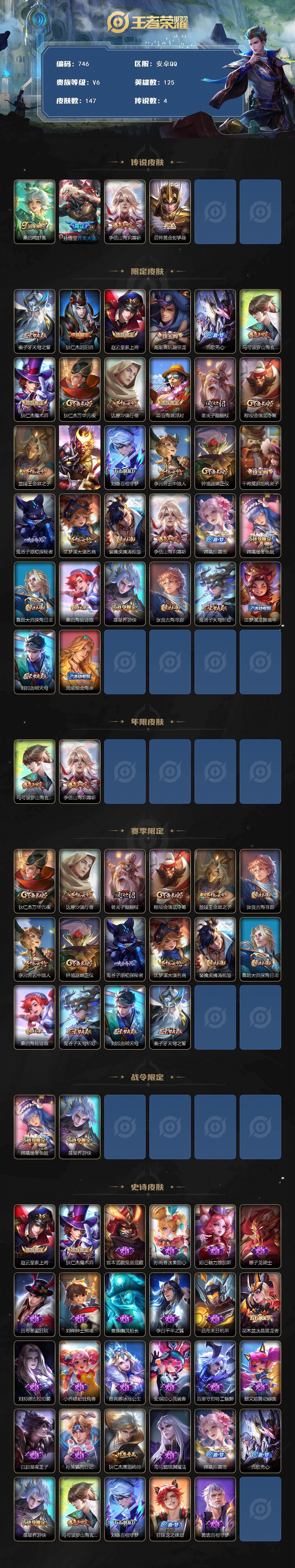 WZCMW495351王者荣耀账号详情图2