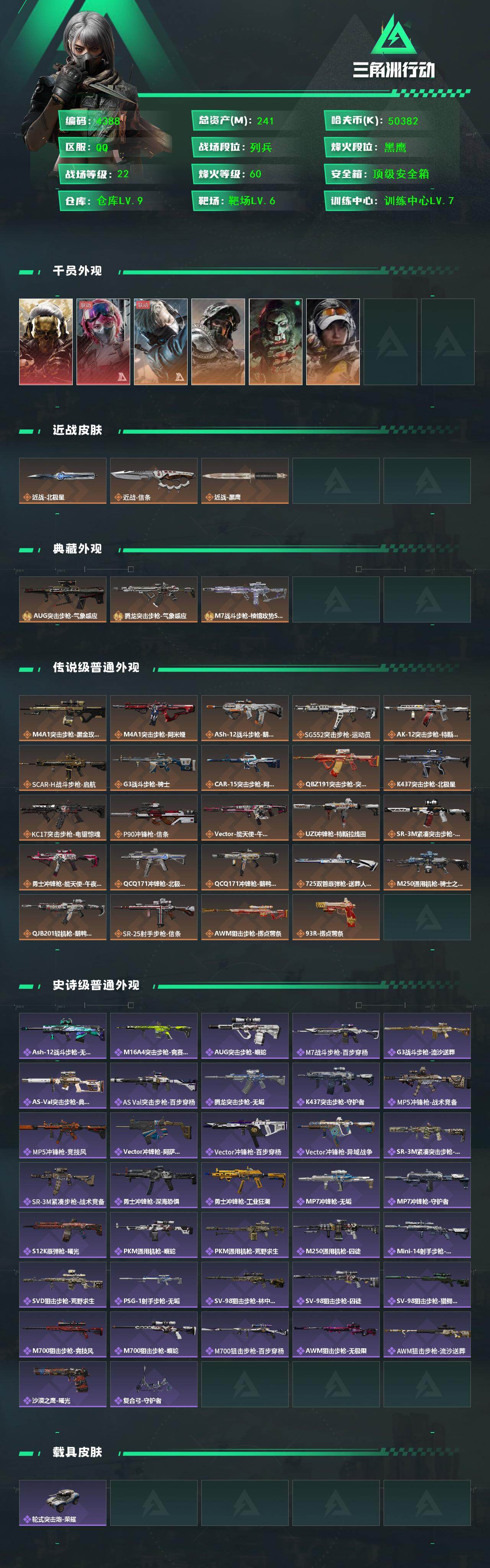 SJZCMW411575三角洲行动账号详情图2 SJZCMW411575三角洲行动账号详情图2