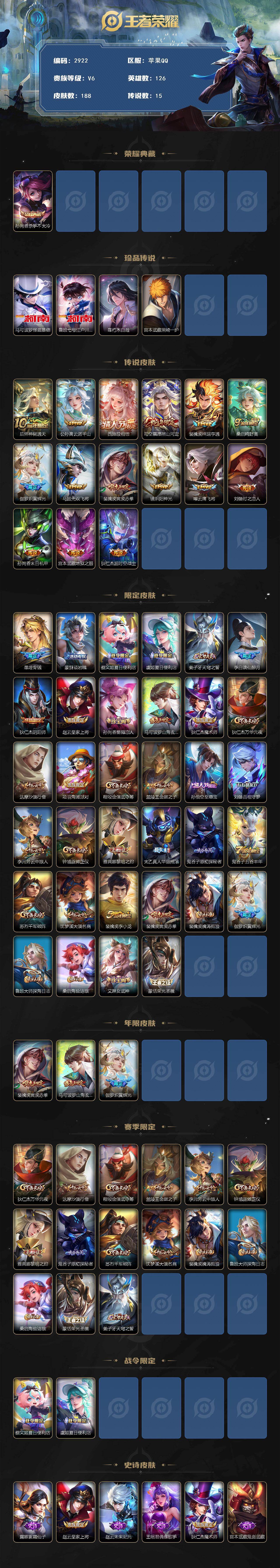 WZCMW449338王者荣耀账号详情图2