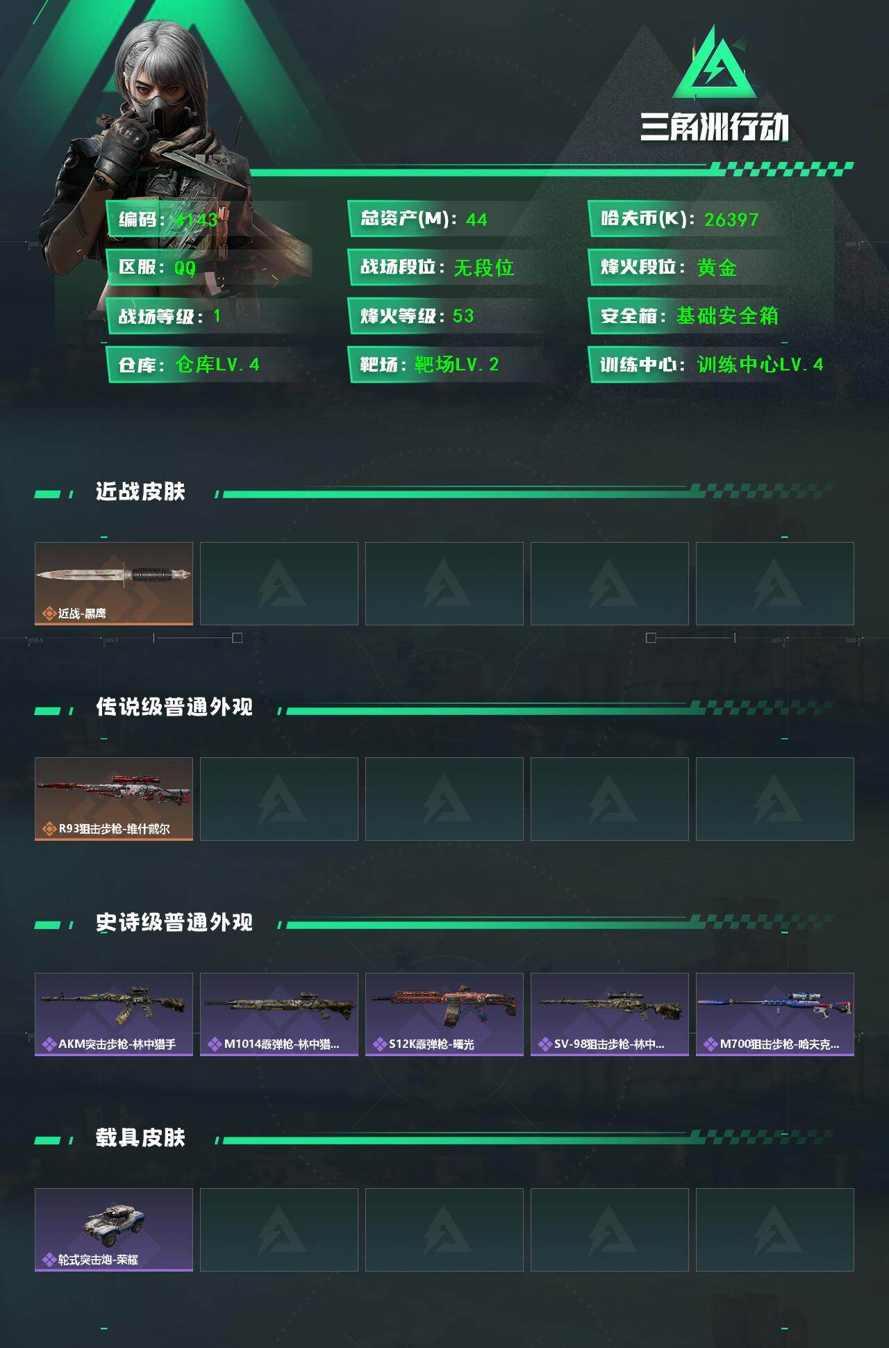 SJZCMW411824三角洲行动账号详情图2