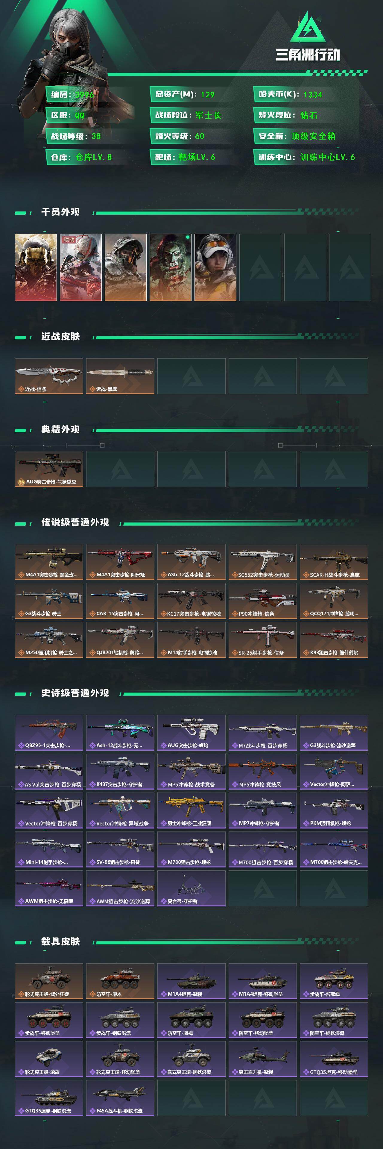 SJZCMW411903三角洲行动账号详情图2