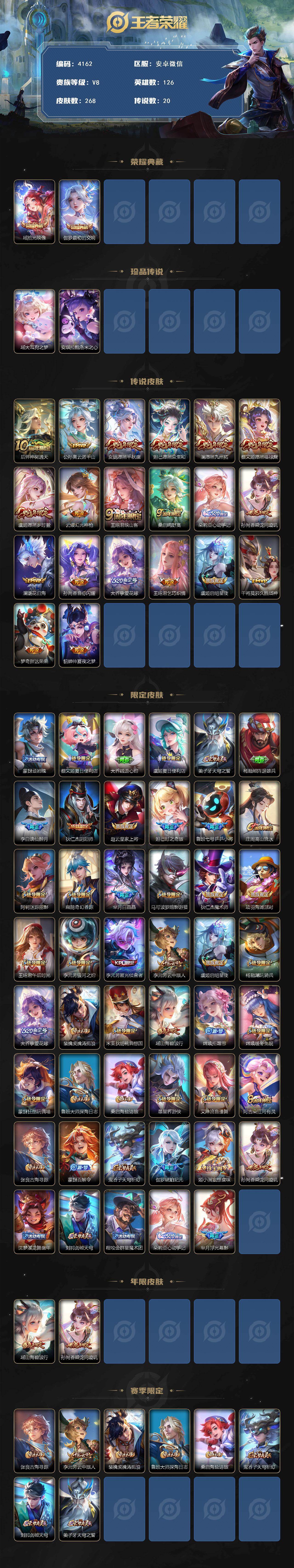 WZJZ4138978王者荣耀账号详情图2