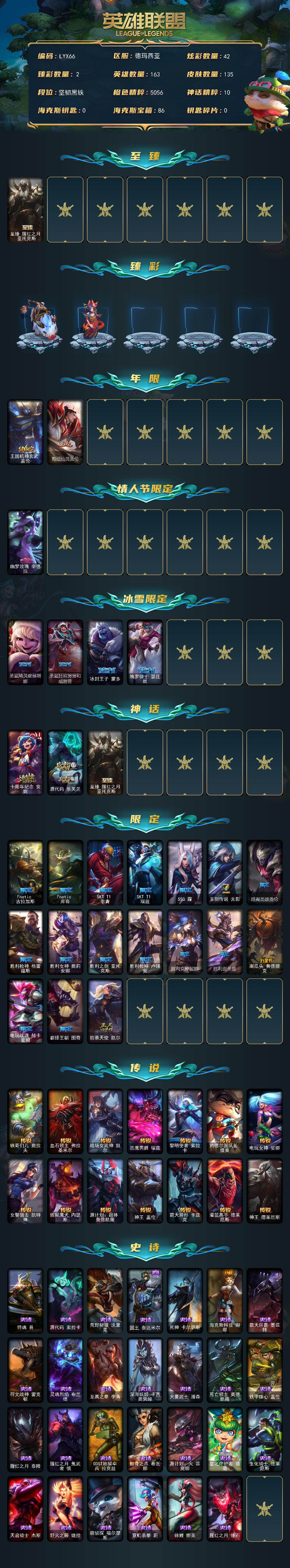 LOLLX49140英雄联盟账号详情图2 LOLLX49140英雄联盟账号详情图2