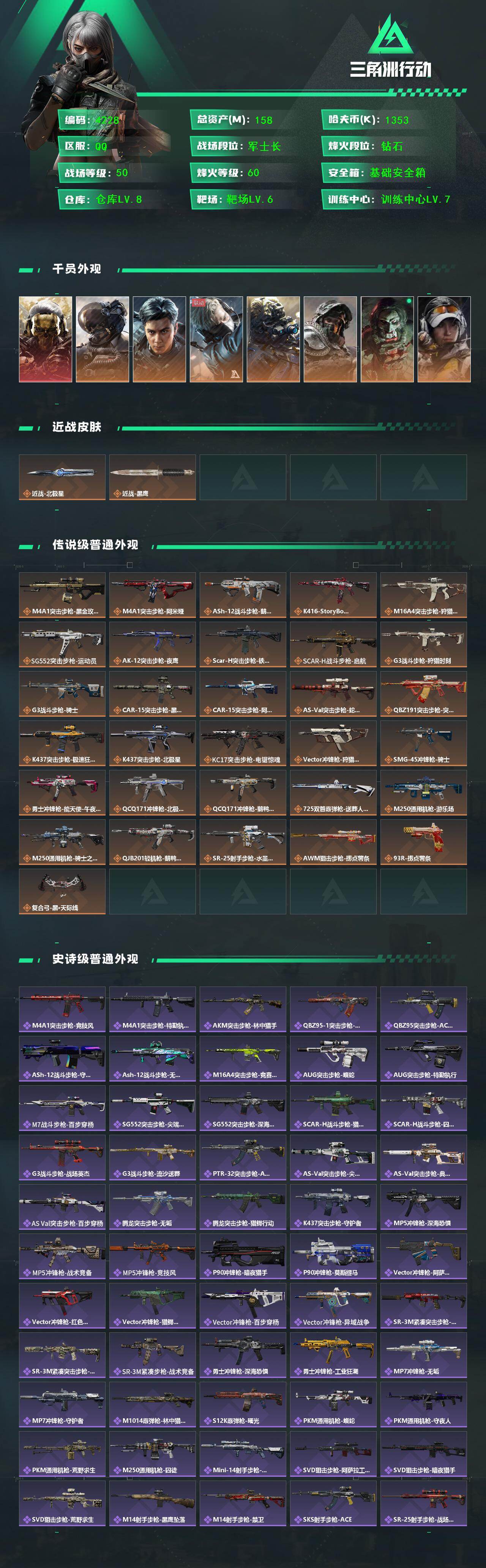 SJZCMW411988三角洲行动账号详情图2