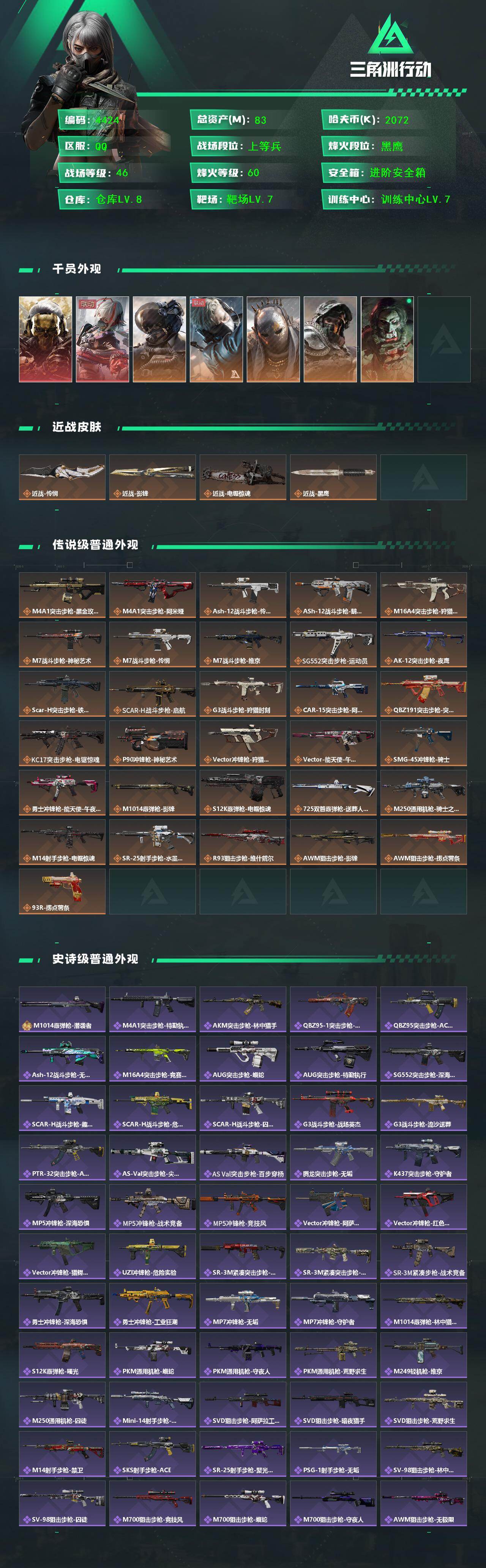 SJZCMW412009三角洲行动账号详情图2