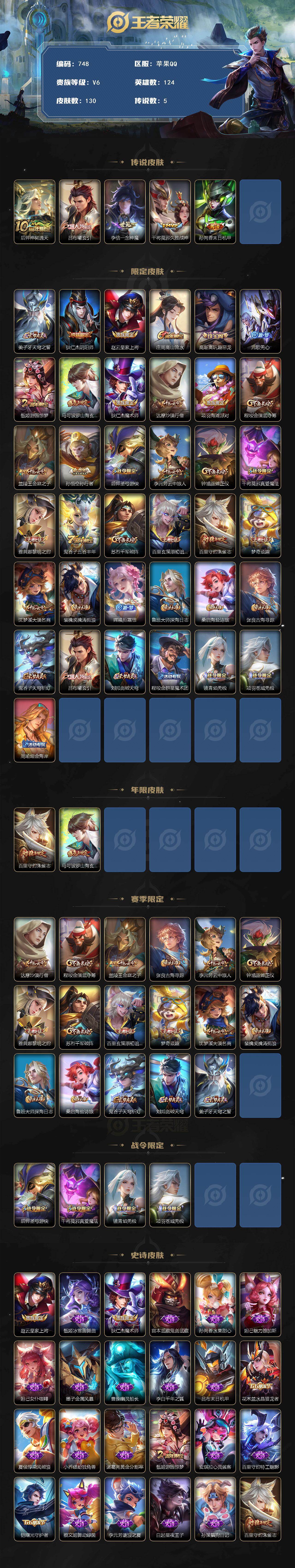 WZCMW495431王者荣耀账号详情图2