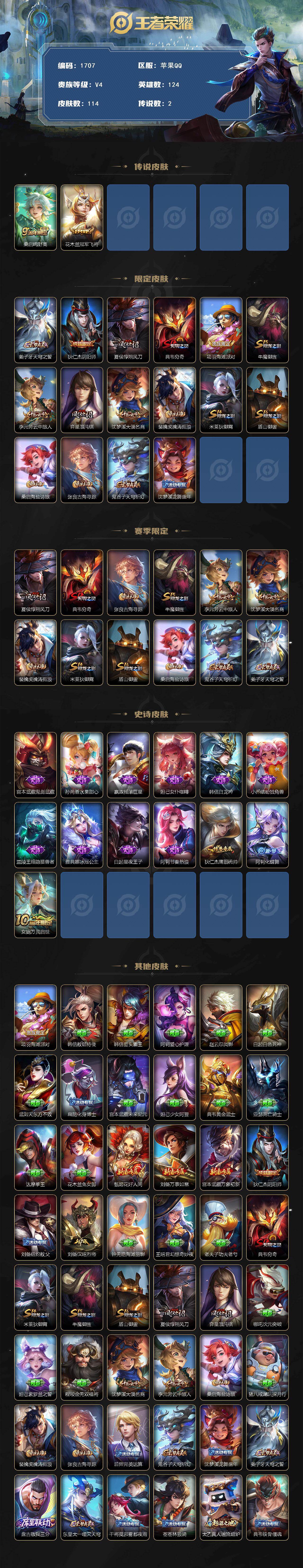 WZCMW453276王者荣耀账号详情图2