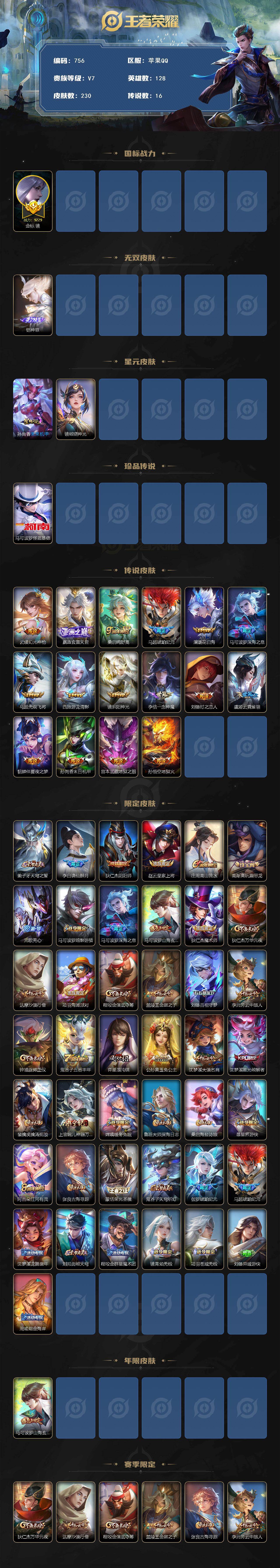 WZCMW495787王者荣耀账号详情图2