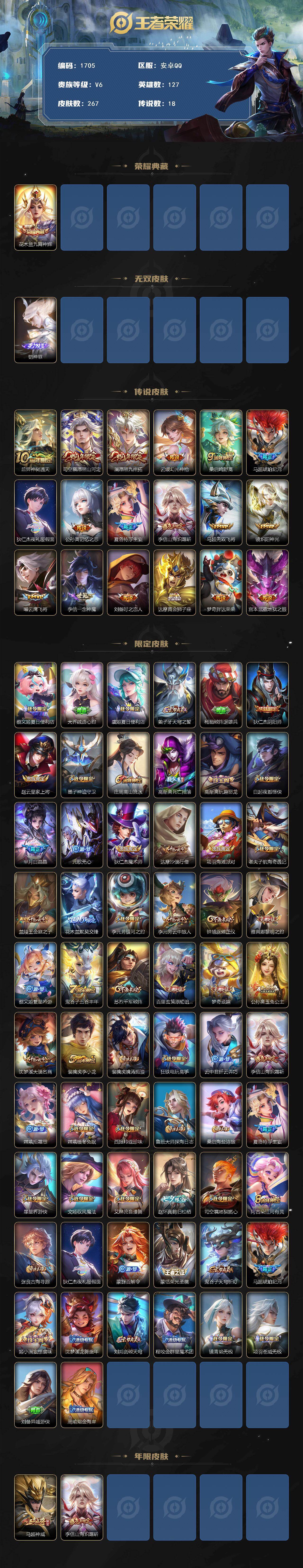 WZCMW453210王者荣耀账号详情图2