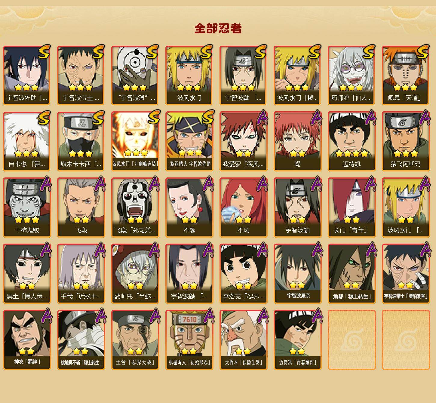 HYLX47614火影忍者账号详情图2