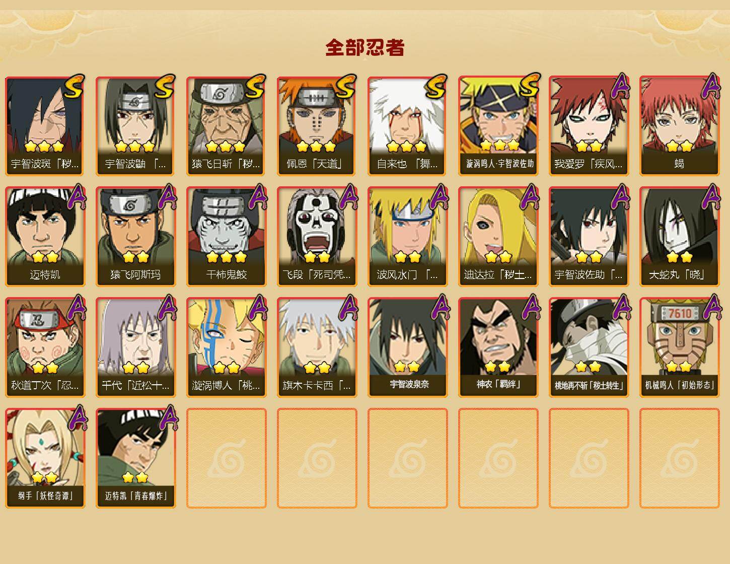 HYEY43505火影忍者账号详情图2