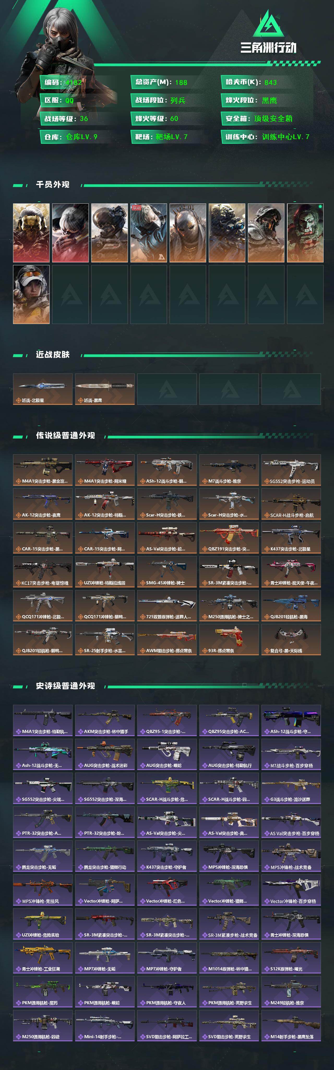 SJZCMW413904三角洲行动账号详情图2