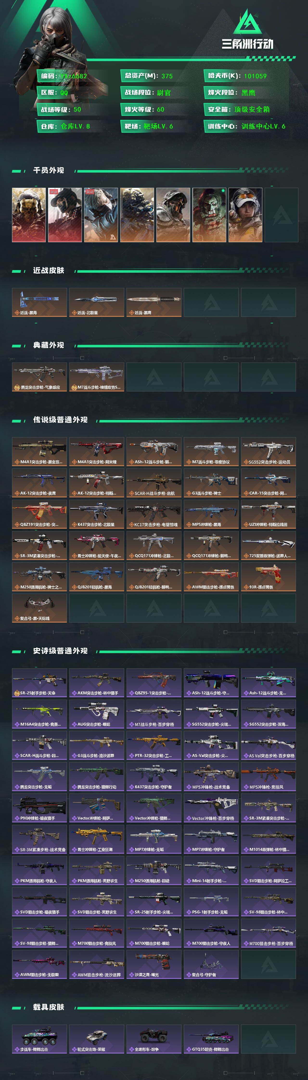 SJZCMW414525三角洲行动账号详情图2