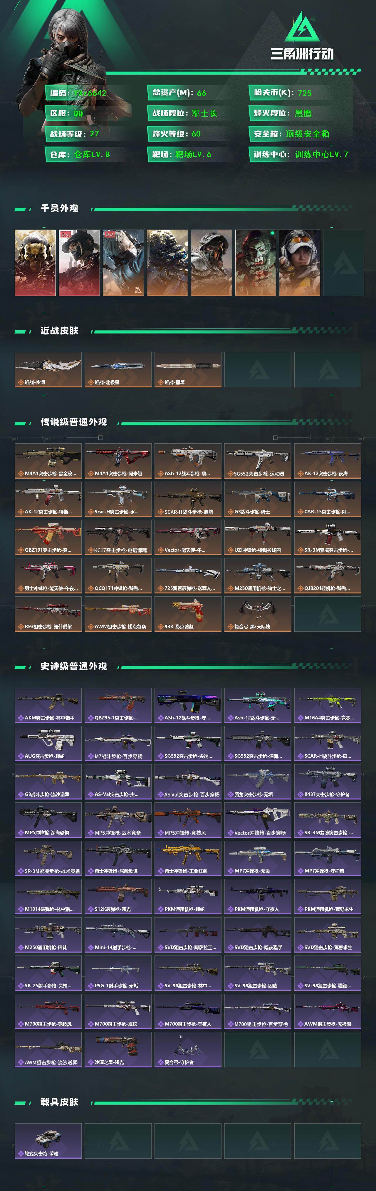 SJZCMW416041三角洲行动账号详情图2 SJZCMW416041三角洲行动账号详情图2