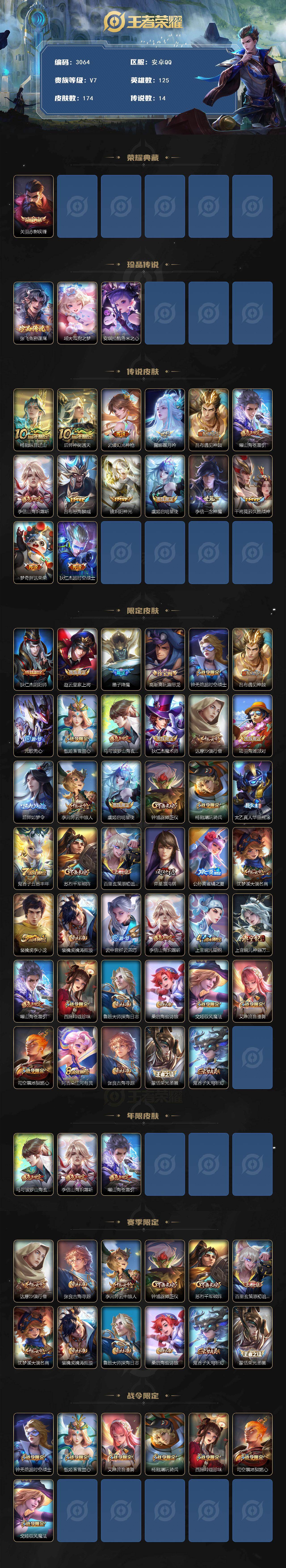 WZCMW453682王者荣耀账号详情图2