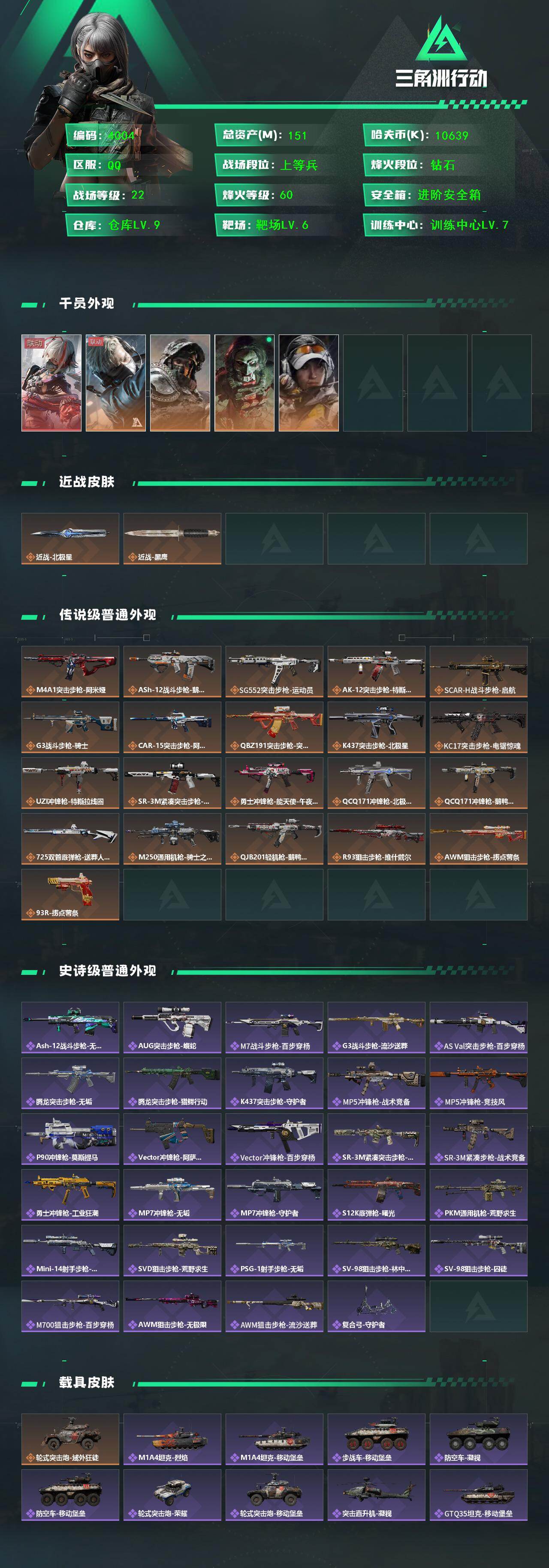 SJZCMW413402三角洲行动账号详情图2