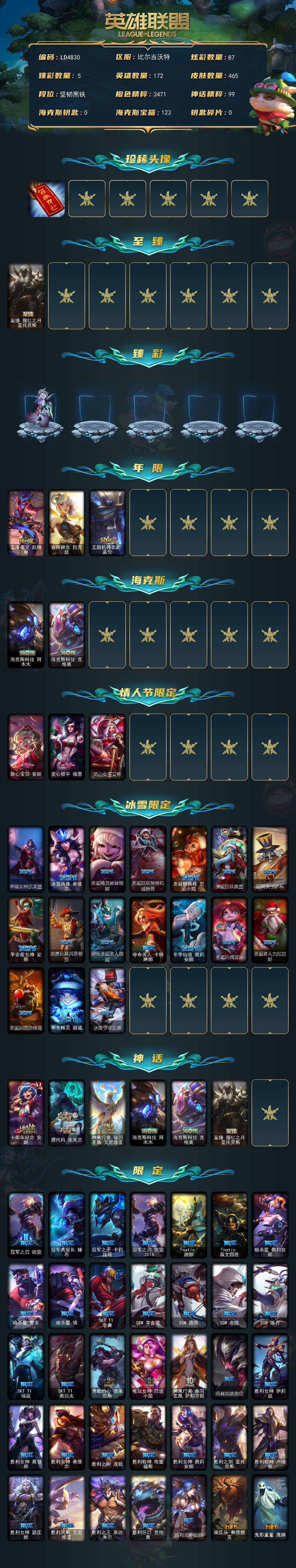 LOLQM45093英雄联盟账号详情图3