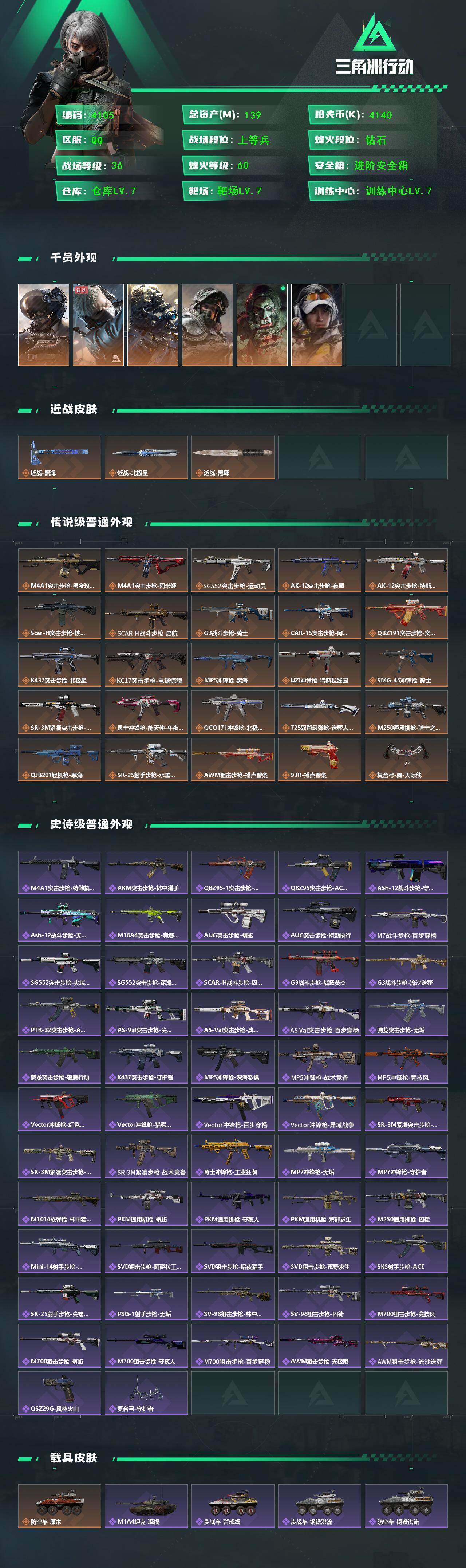 SJZCMW413684三角洲行动账号详情图2