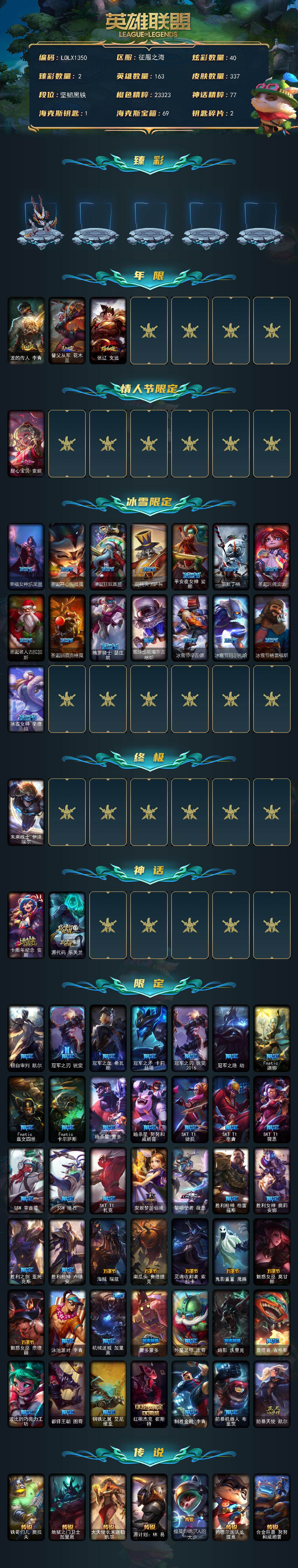 LOLEY45257英雄联盟账号详情图2