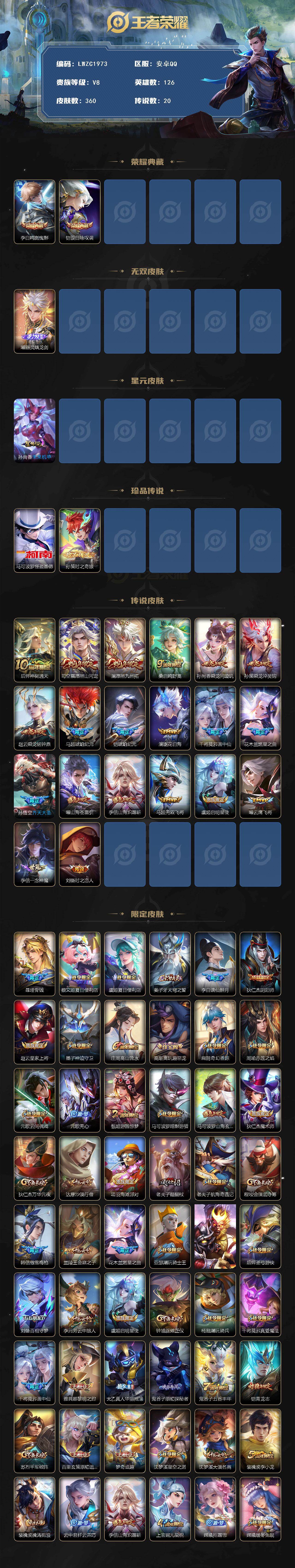 WZLX4121336王者荣耀账号详情图2