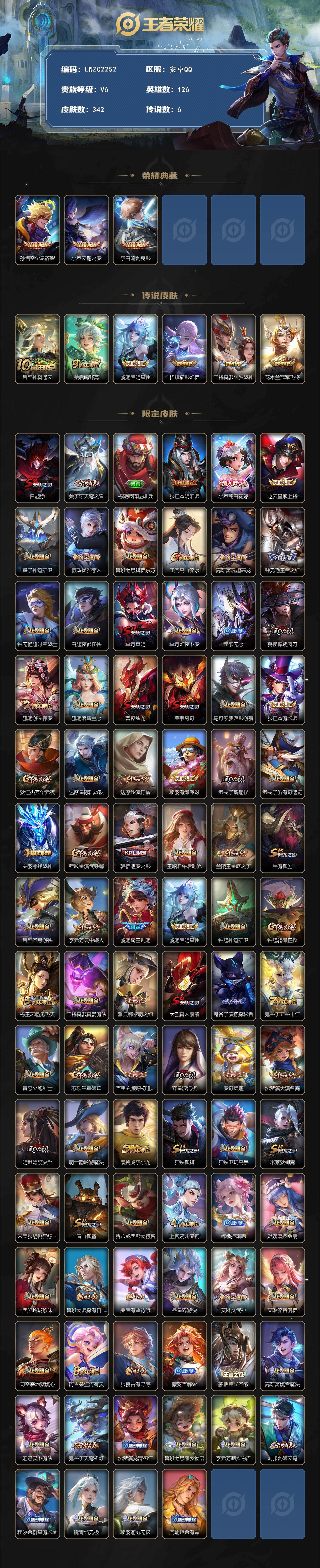 WZCMW463553王者荣耀账号详情图2