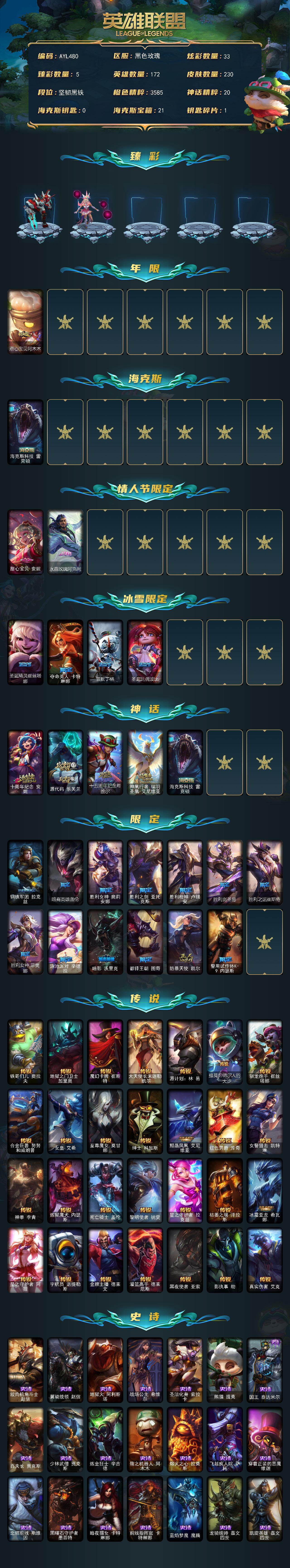 LOLCMW410146英雄联盟账号详情图2