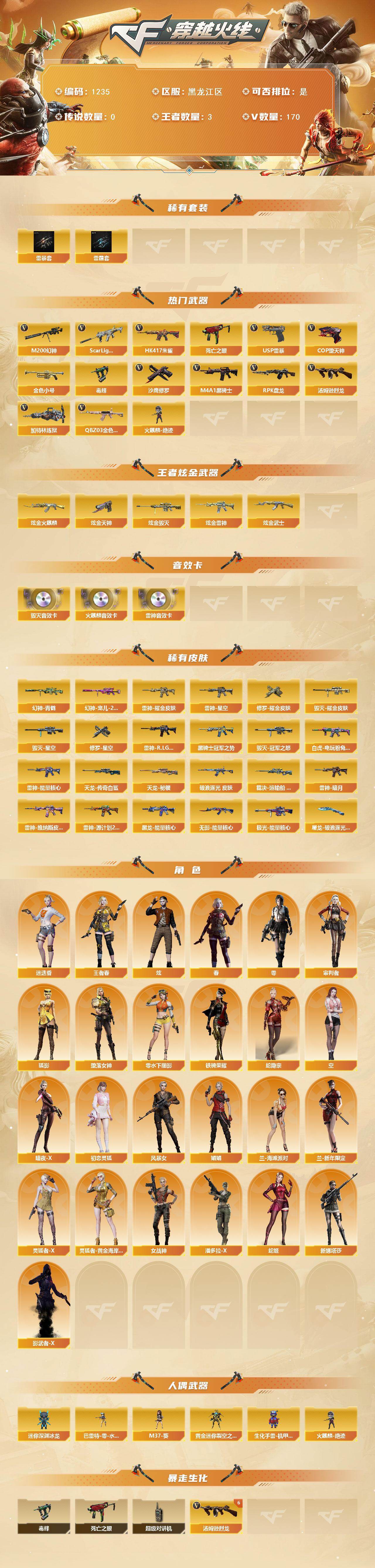 CFCMW421936穿越火线账号详情图2