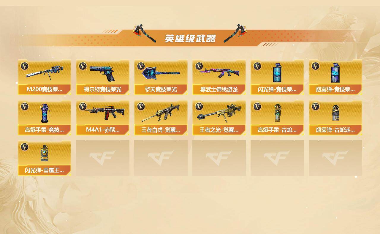 CFCMW421641穿越火线账号详情图3 CFCMW421641穿越火线账号详情图3