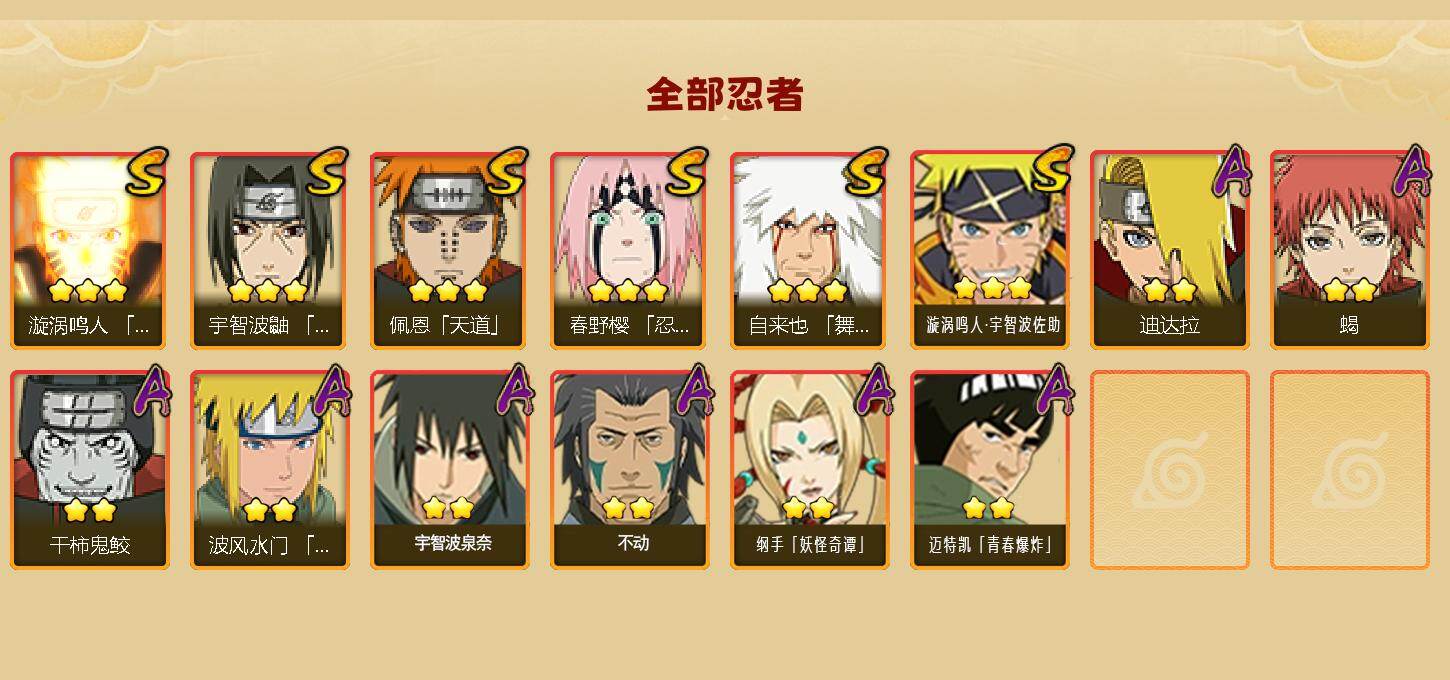 HYCMW47910火影忍者账号详情图2