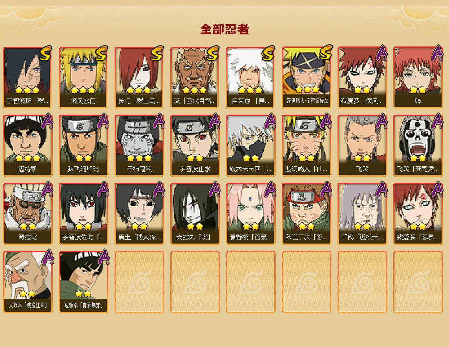 HYLX47661火影忍者账号详情图2