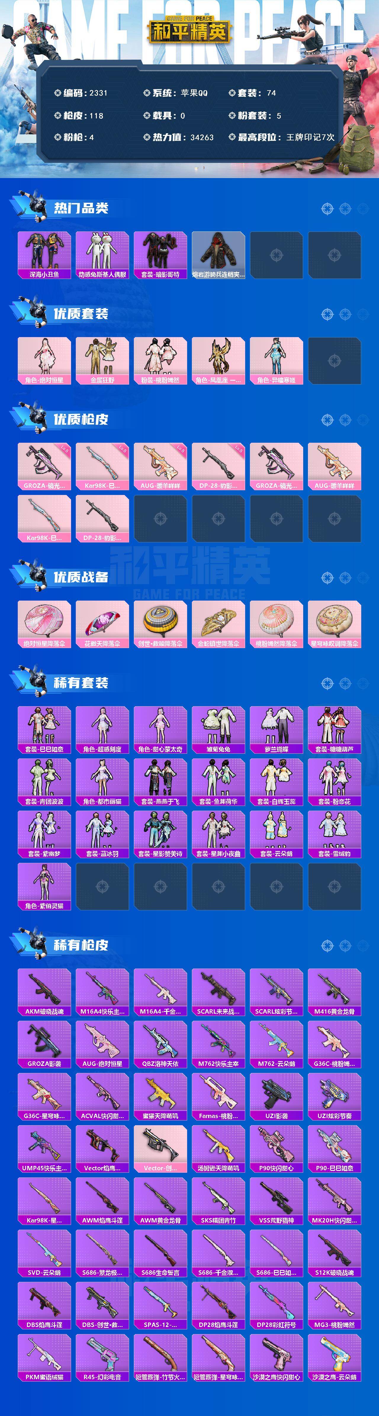 HPCMW465211和平精英账号详情图2