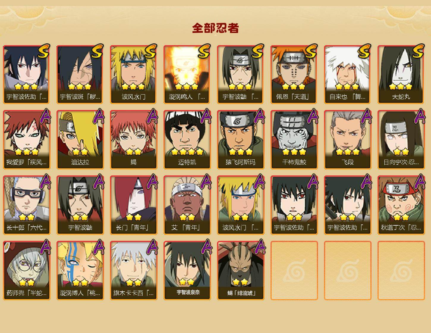 HYLX47647火影忍者账号详情图2