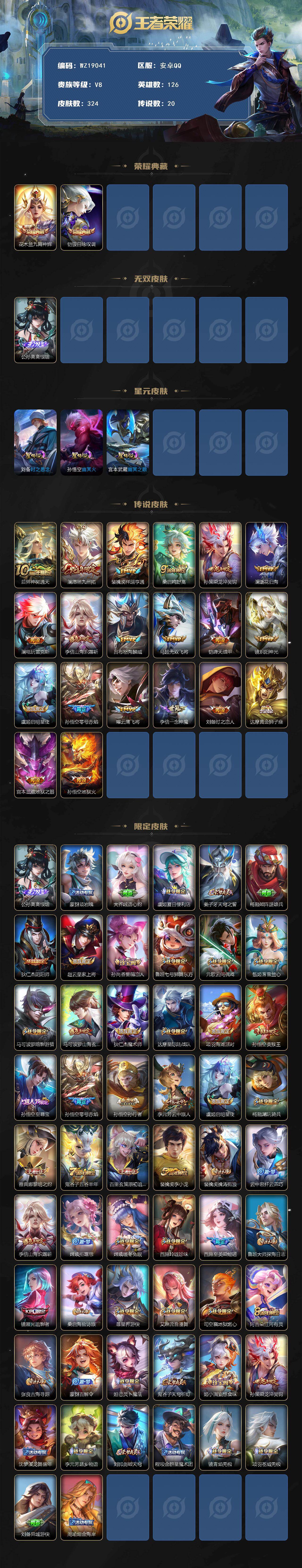 WZ03462136王者荣耀账号详情图2