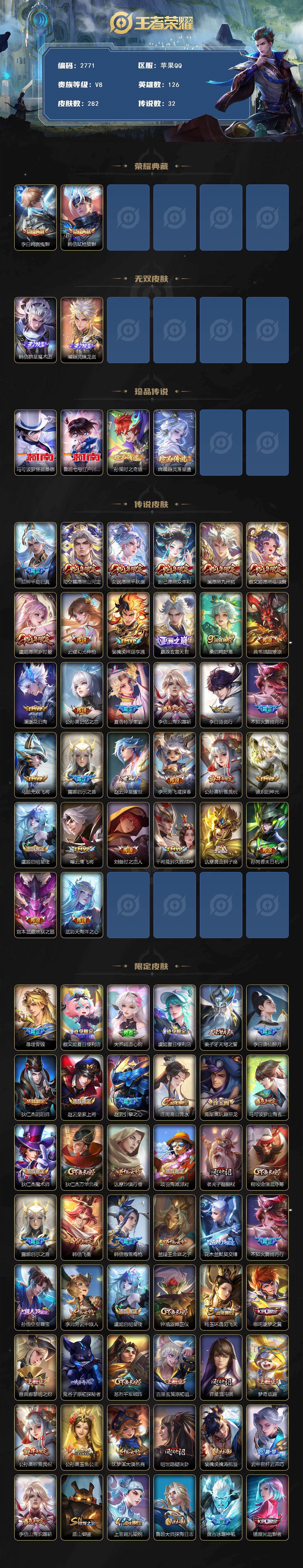 WZCMW456329王者荣耀账号详情图2