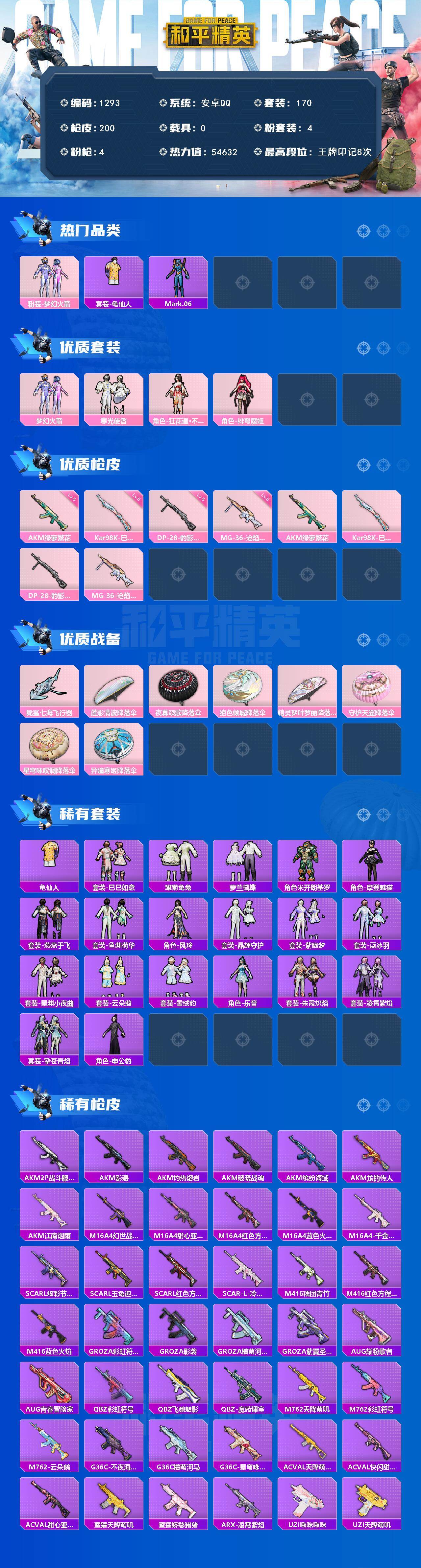 HPCMW468508和平精英账号详情图2