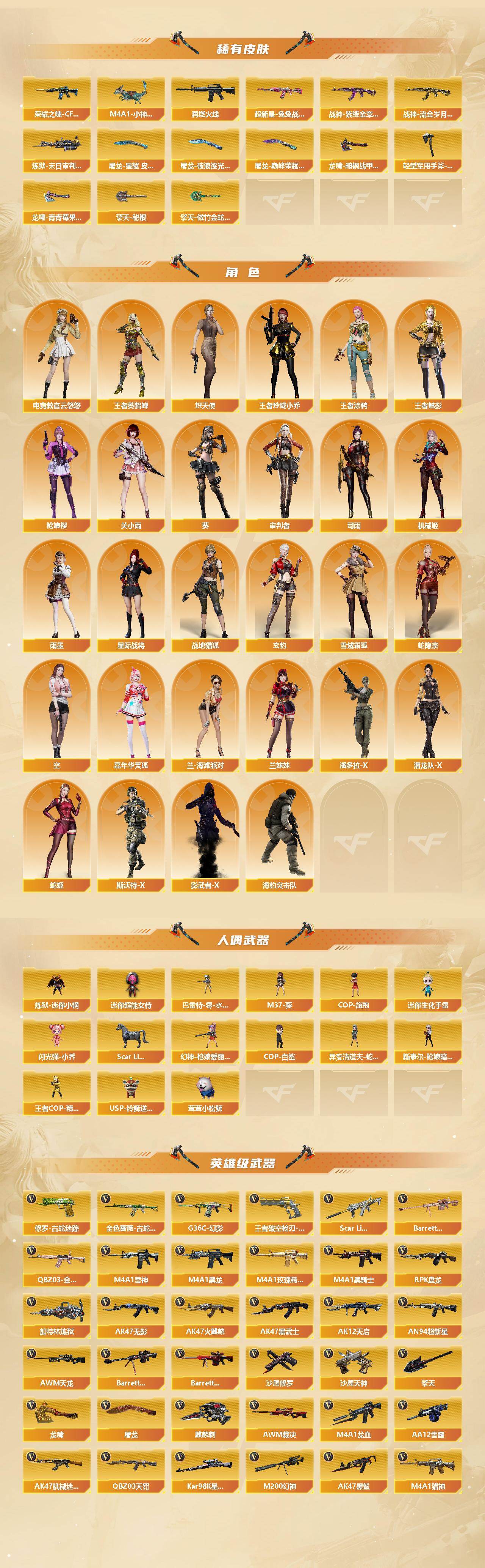 CFCMW422243穿越火线账号详情图3