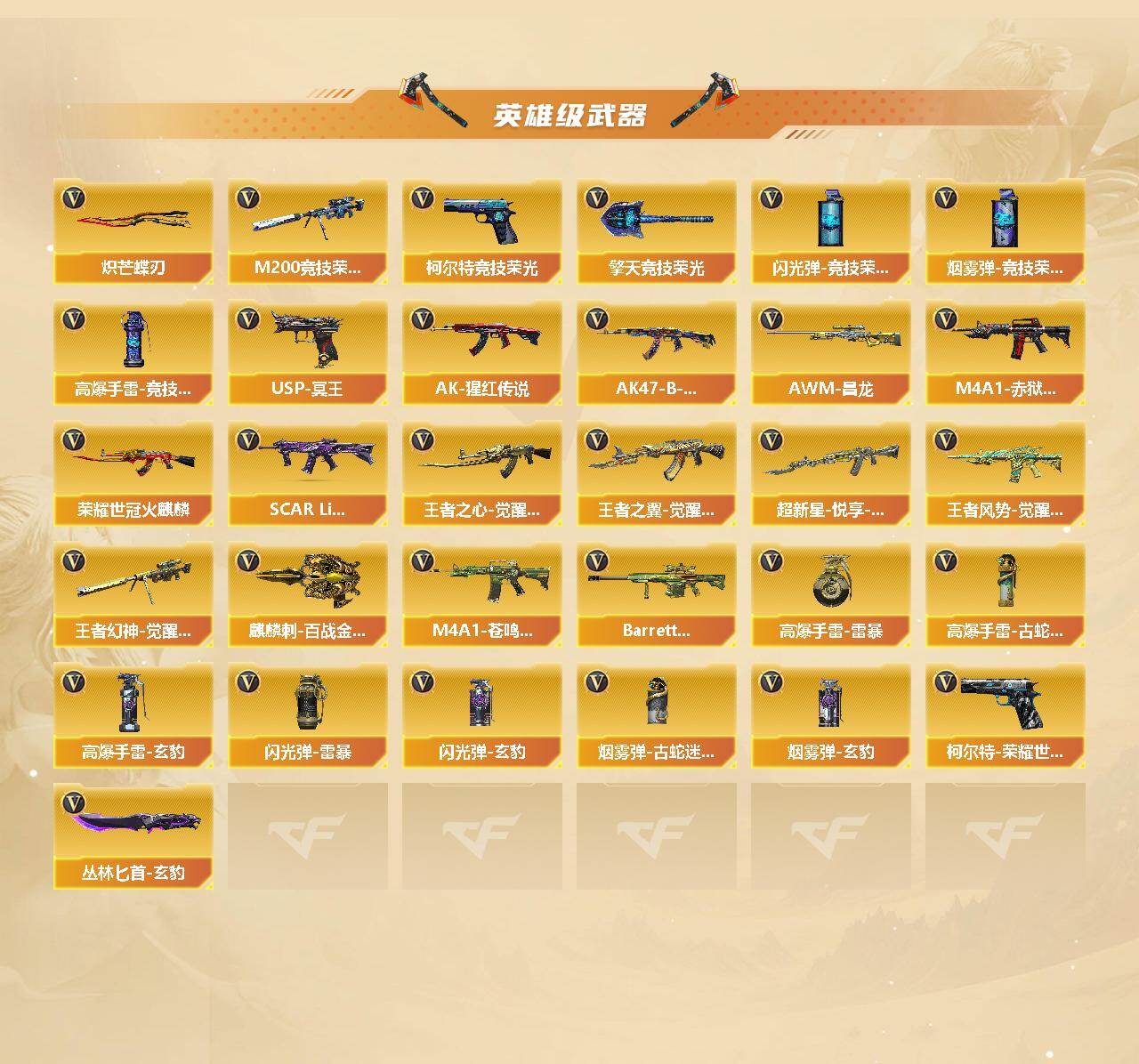 CFCMW422243穿越火线账号详情图4