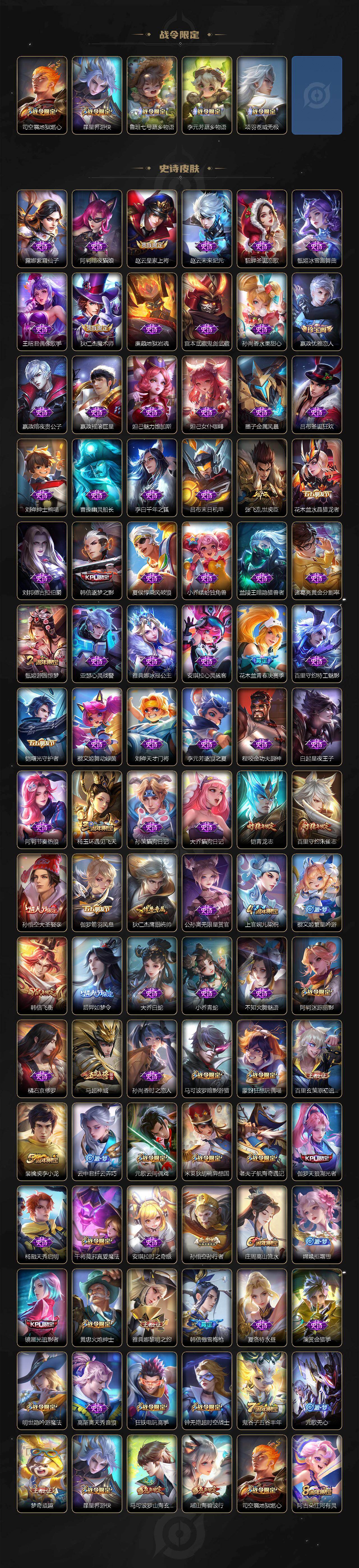 WZLX471242王者荣耀账号详情图4