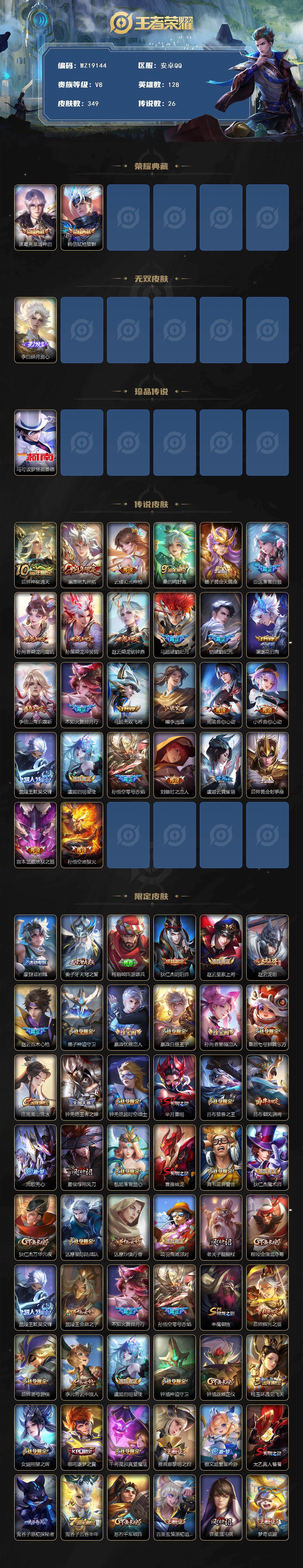 WZ03462021王者荣耀账号详情图2