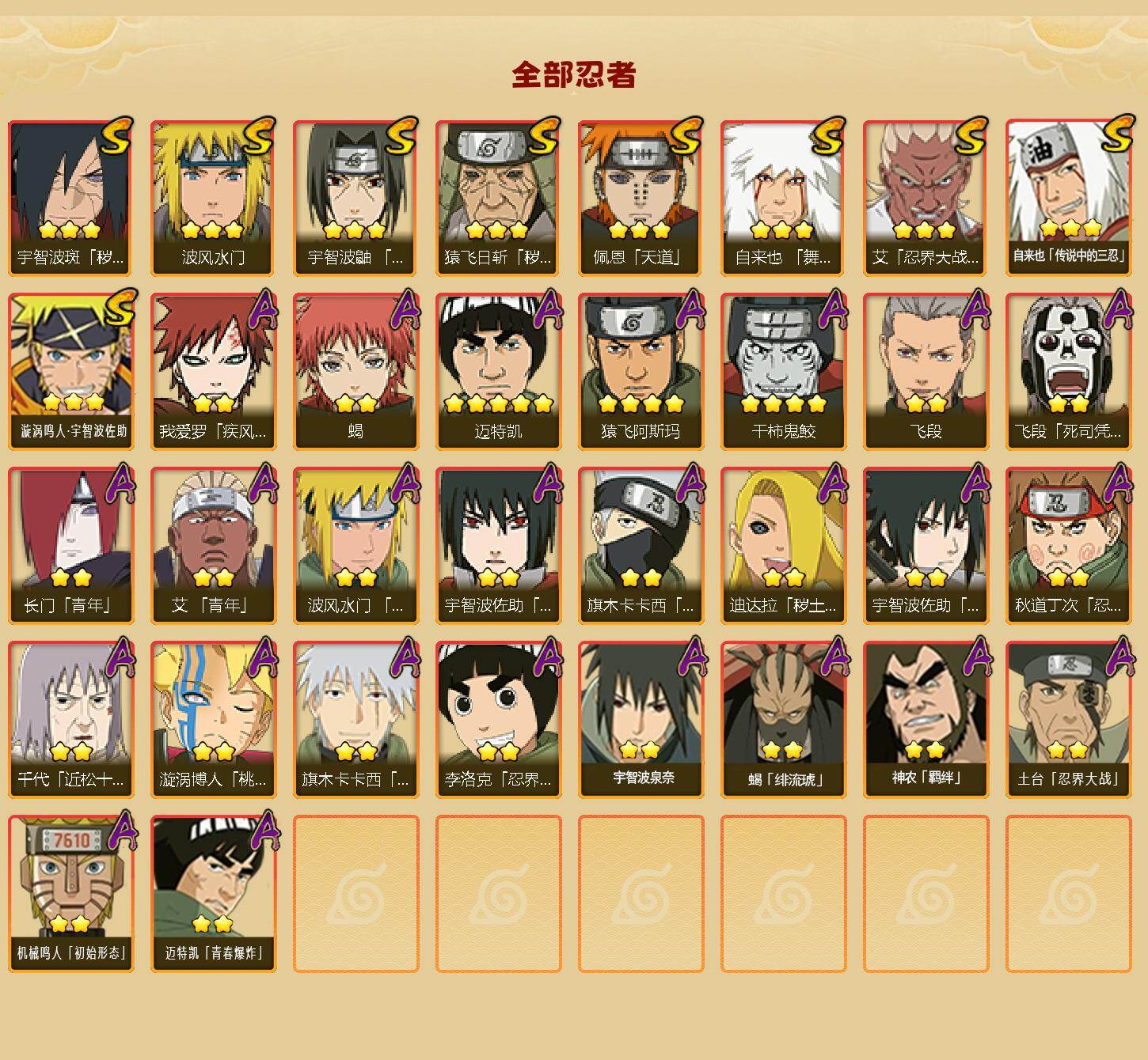 HYQM43804火影忍者账号详情图3