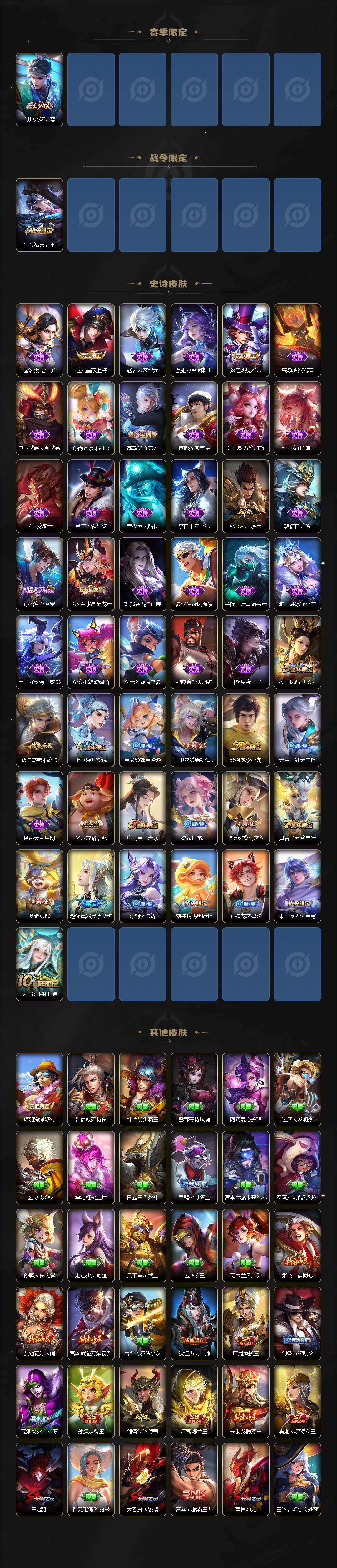 WZLX462923王者荣耀账号详情图3