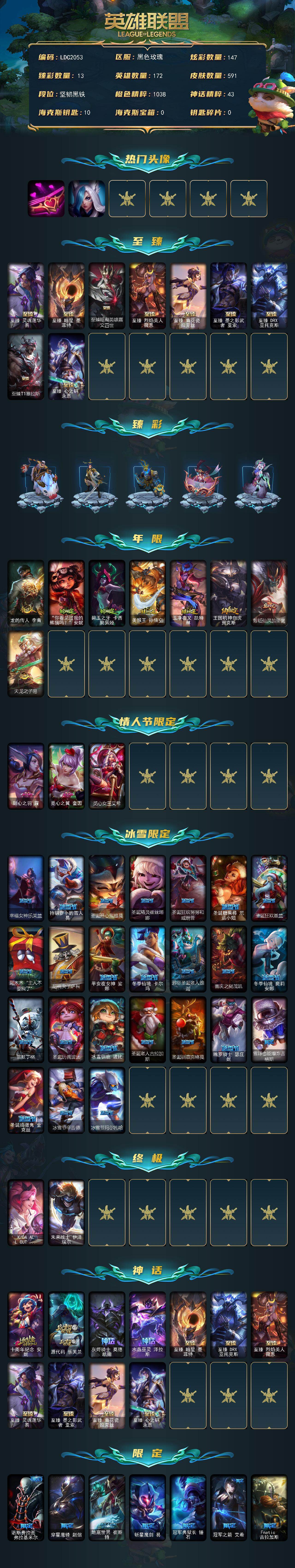 LOLEY45688英雄联盟账号详情图2 LOLEY45688英雄联盟账号详情图2