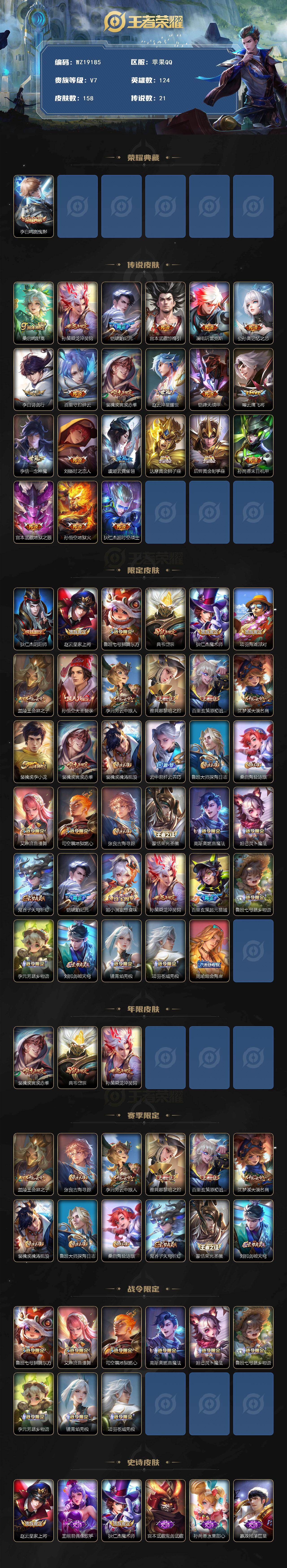 WZ03462315王者荣耀账号详情图2