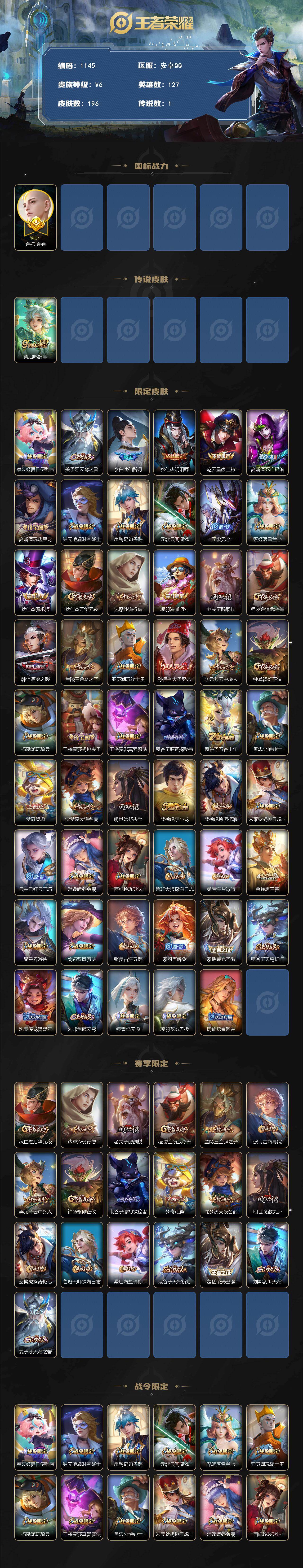 WZKG456131王者荣耀账号详情图2