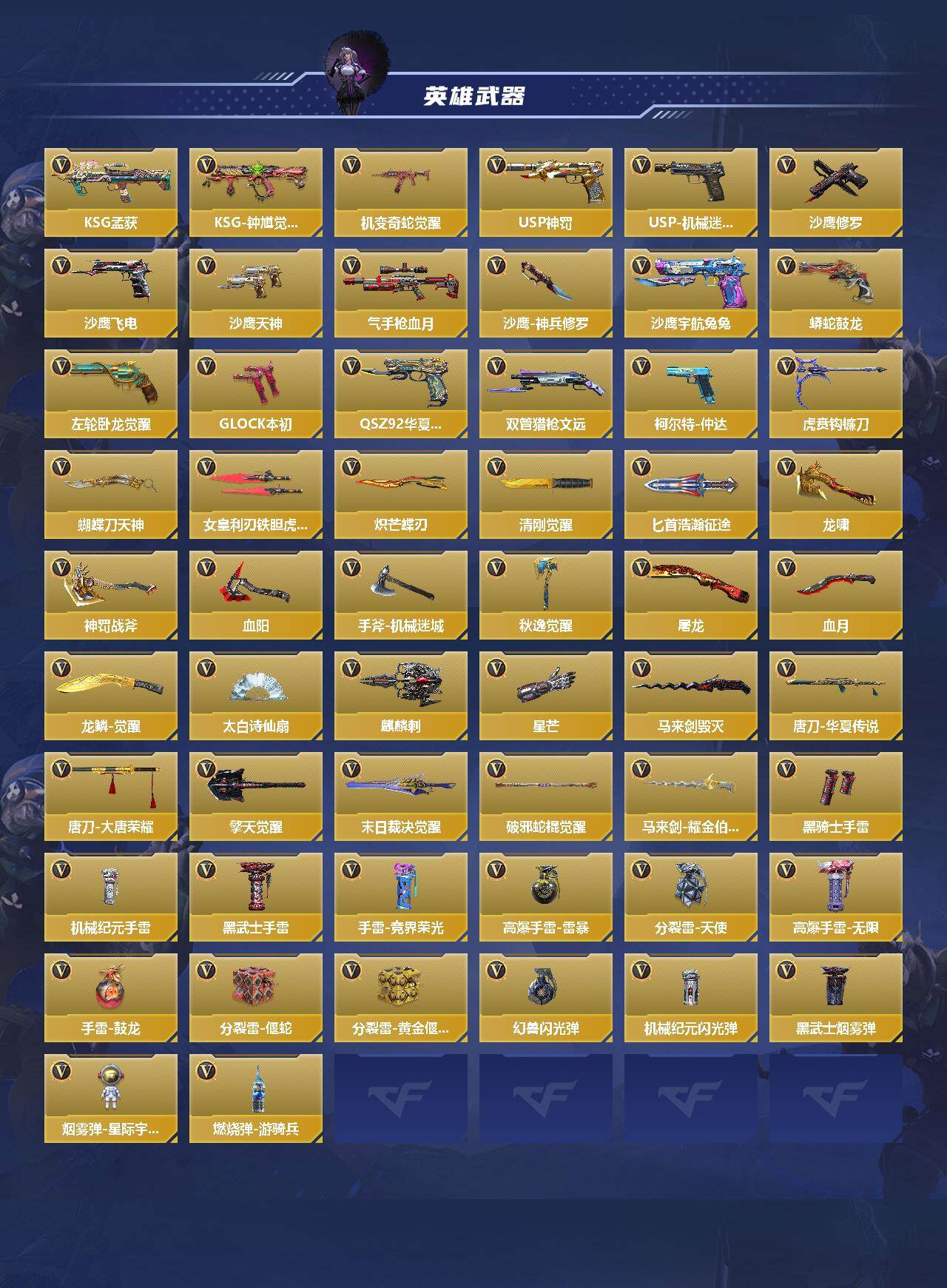 CFMEY44723枪战王者账号详情图3