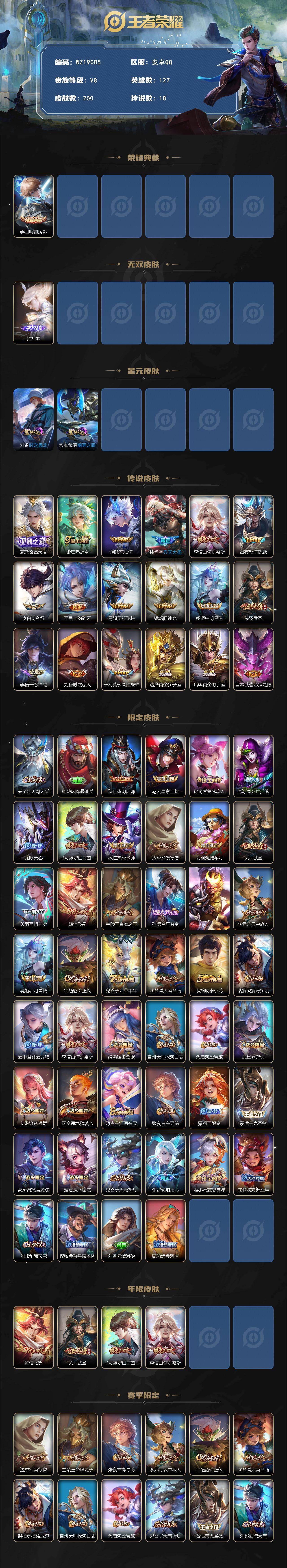 WZ03462309王者荣耀账号详情图2