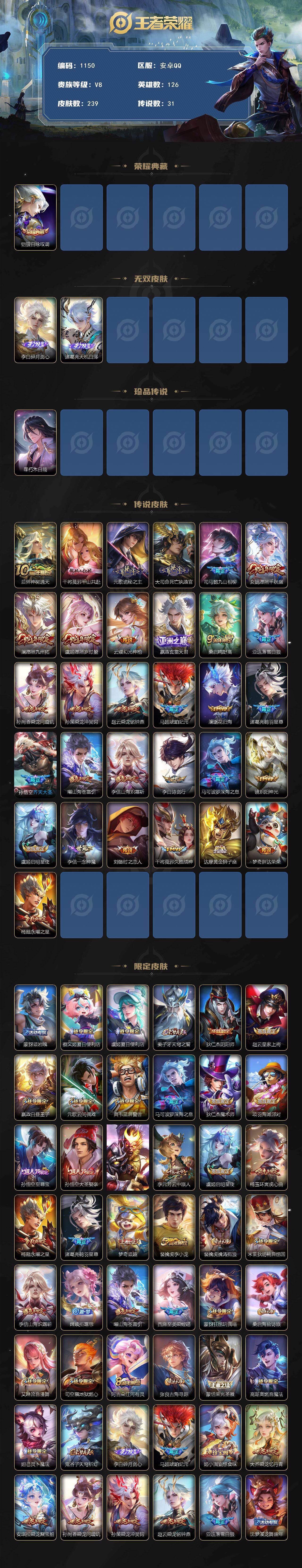 WZKG456919王者荣耀账号详情图2