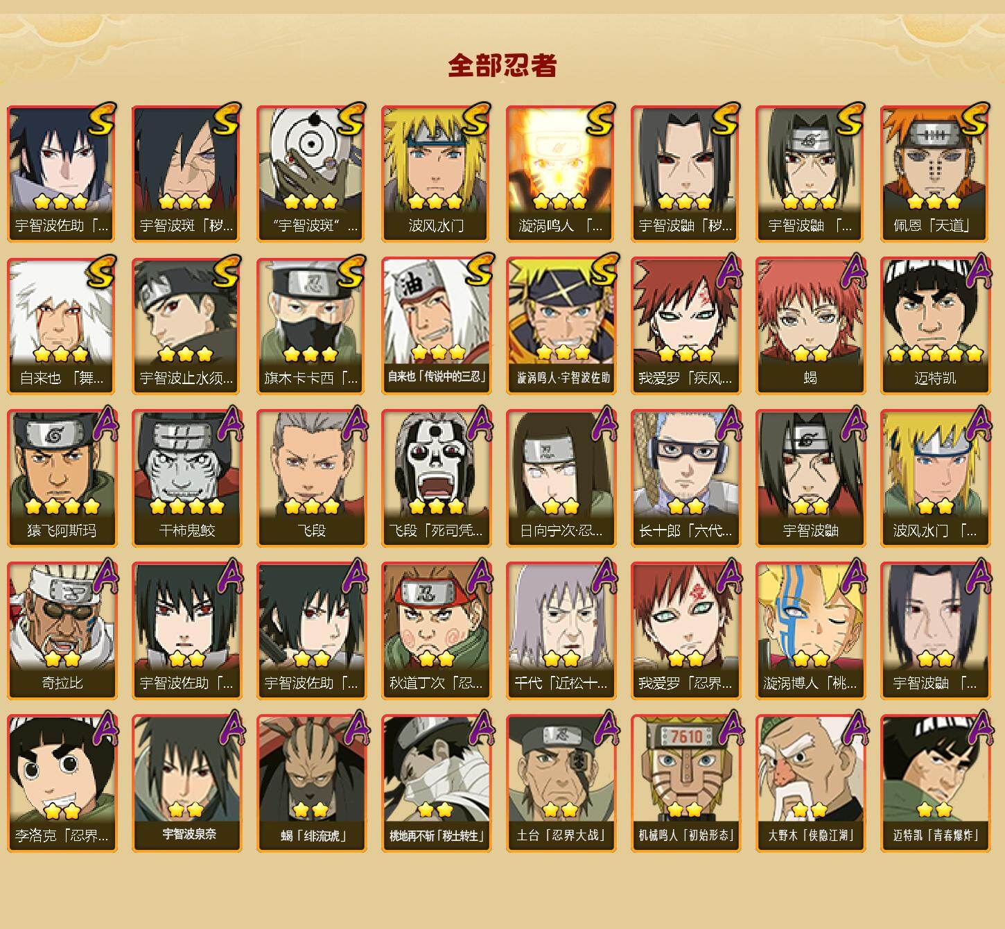 HYQM43662火影忍者账号详情图3